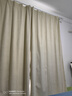 silence專(zhuān)業(yè)吸隔音窗簾100%超強全遮光布料加厚冬季天鵝絨擋風(fēng)防寒保溫暖 米色（雙面天鵝絨） 1.45寬*2.5高一片布帶掛鉤 米 曬單實(shí)拍圖