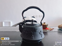 鶴壽堂鑄鐵壺 日本南部鐵器純手工砂鐵壺原裝進(jìn)口老鐵壺無(wú)涂層燒水煮水茶壺泡茶具 京都關(guān)西老鐵瓶功夫茶具 曬單實(shí)拍圖