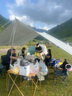 牧高笛（MOBIGARDEN）天幕 戶外露營(yíng)防雨遮陽(yáng)防曬牛津布方形天幕410 NX21661026 晨霧白 曬單實(shí)拍圖