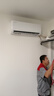 奧克斯（AUX）大1.5匹 省電俠 國家補貼新一級掛機變頻冷暖家用掛壁式空調 節能KFR-35GW/BpR3AQS1(B1) 曬單實(shí)拍圖