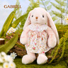 伽百利（Gabriel）毛絨玩偶可愛(ài)花耳兔娃娃玩具節日禮物生日禮物送女生教師節禮物 W1813D小甜心 裸色 30cm 曬單實(shí)拍圖