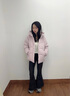 波司登（BOSIDENG）新款羽絨服商場(chǎng)熱賣(mài)同款女短款連帽騏驥紅合身外套新年紅本命年 紫藤粉1863 S 160/84A 體重約100-110斤 曬單實(shí)拍圖