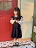 G.DUCKKIDS小黃鴨童裝女童連衣裙秋裝2025新款洋氣兒童裙子春秋季寶寶兩件套 圖片色 110 建議4~5歲【100-110cm】cm 曬單實(shí)拍圖