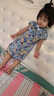 雙魚(yú)兔（SHUAGNYUTU）女童旗袍2025新款夏裝連衣裙小女孩中國風(fēng)公主裙洋氣兒童漢服裙子 40 旗袍小女孩 80 曬單實(shí)拍圖