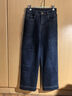 木榮丹寧藍窄版闊腿牛仔褲女2025春秋新款高腰寬松垂感小個(gè)子直筒褲子 復古藍九分褲加絨 29 (建議110-120) 曬單實(shí)拍圖