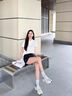 佐丹奴polo衫女夏季翻領(lǐng)上衣珠地布修身短袖POLO衫女05311399 曬單實(shí)拍圖