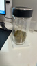 富光雙層玻璃杯 高硼硅玻璃泡茶杯 大容量帶茶隔水杯商務(wù)杯子男590ml 曬單實(shí)拍圖