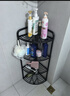 順優(yōu)衛生間置物架落地式浴室三角架收納架轉角儲物架 白色 五層SY-151 曬單實(shí)拍圖
