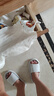 潔麗雅（Grace）A類(lèi)純棉嬰兒吸汗巾幼兒園3-6歲兒童墊背巾卡通4層紗布隔汗墊5條裝 曬單實(shí)拍圖