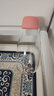 小北家玻璃杯密封便攜透明水瓶水杯玻璃杯子女夏天北歐ins個(gè)性創(chuàng  )意網(wǎng)紅 300ml-粉色 曬單實(shí)拍圖