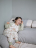 威爾貝魯（WELLBER）恒溫睡袋嬰兒分腿睡衣秋冬兒童寶寶防踢被子薄夾棉 森林舞會(huì)L 曬單實(shí)拍圖