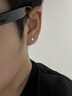 黛若鉑金耳釘男簡(jiǎn)約圓養耳洞潮耳骨環(huán)中性耳飾痞酷帥高級禮物送男友 【單只】小號鉑金耳釘(約0.2g) 曬單實(shí)拍圖