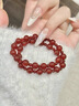 梵哲詩(shī)趙露思同款紅瑪瑙手串女生簡(jiǎn)約百搭玉髓圓珠許我耀眼許妍手串雙層 許妍同款手串 手圍15~16cm 曬單實(shí)拍圖