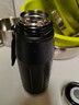 哈爾斯（HAERS）保溫杯男女316不銹鋼大容量戶(hù)外爬山釣魚(yú)車(chē)載便攜全鋼杯蓋水杯 夜空黑【專(zhuān)注戶(hù)外征途】650ml 曬單實(shí)拍圖