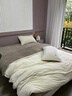 水星系列家紡冬季床上四件套牛奶絨寶寶絨床單被套加絨套防靜電雙面絨親膚裸睡 伊莎-雅灰粉 1.5m床四件套 床單款 200x230cm 曬單實(shí)拍圖