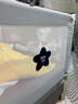 丸丫嬰兒床圍欄寶寶防摔防護(hù)欄床上床邊防掉檔板1.8+2.0免打孔兩面裝 曬單實(shí)拍圖