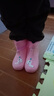 兒童雨鞋可愛(ài)卡通男女童幼兒園寶寶防水鞋套鞋中大童防滑雨靴膠鞋 粉色束口【加可拆棉套】拍大一碼 34 -35碼【內長(cháng)22cm】 曬單實(shí)拍圖