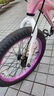 優(yōu)貝（RoyalBaby）兒童自行車(chē)男女鎂合金單車(chē) 月亮系列4-7歲 宇航員16寸 粉色 曬單實(shí)拍圖