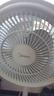 美的（Midea）【暴風(fēng)循環(huán)】空氣循環(huán)扇大風(fēng)量搖頭電風(fēng)扇家用臺式落地扇輕音臥室節能小風(fēng)扇柔風(fēng)輕羽扇 FGA24TQ 曬單實(shí)拍圖