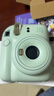 FUJIFILM立拍立得mini12 mini11/7/9升級款 相紙一次成像相機拍照中秋禮物 Mini12 薄荷綠（現貨） 官方標配 曬單實(shí)拍圖