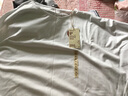 無(wú)印良品（MUJI）女式?jīng)龈蟹雷贤饩€(xiàn)蝙蝠袖T恤 短袖上衣打底衫女款涼感物語(yǔ)硬核防曬 白色 L (165/88A) 曬單實(shí)拍圖