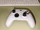 XBOX微軟xbox手柄Series X/S無(wú)線(xiàn)控制器XSX新款XSS藍牙PC電腦游戲手柄 xbox手柄 冰雪白【送線(xiàn)/支架】 曬單實(shí)拍圖