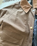 森馬（Semir）復(fù)古巴恩風(fēng)外套女短款寬松上衣秋純棉燈芯絨翻領(lǐng)夾克101524108016 曬單實(shí)拍圖