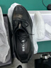 百麗通勤商務(wù)皮鞋男牛皮褶皺增高休閑鞋A1373AM4 黑色2  43  曬單實(shí)拍圖