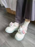森馬歐若風(fēng)配裙可愛(ài)小白鞋女2025秋季新款休閑板鞋運動(dòng)鞋子女加絨棉鞋 米綠加絨【腳寬腳胖拍大一碼】 36 曬單實(shí)拍圖