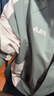 FILA 斐樂(lè )官方女士梭織外套2025秋新款時(shí)尚休閑寬松拼色連帽上衣 云跡灰-DY M 165/84A/M 曬單實(shí)拍圖