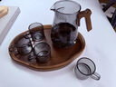 渝鼎福茶具整套高檔月牙泡茶壺茶水杯套裝辦公室會(huì )客家用功夫茶具公道杯 【6件套】月牙壺+茶杯*4+茶盤(pán) 曬單實(shí)拍圖