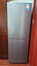 美的（Midea）186升兩門(mén)二門(mén)雙開(kāi)門(mén)節能低音風(fēng)冷無(wú)霜迷你超薄小型家用租房電冰箱 BCD-186WMA榭湖銀 曬單實(shí)拍圖