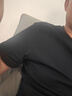 京東京造【10A抗菌】男士短袖t恤衫男女同款白小T蘇超定制 黑色XL 曬單實(shí)拍圖