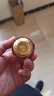 銀器時(shí)代 手工銀杯子足銀999石紋品茗杯待客杯主人杯茶道茶具銀水杯茶杯 鍍金款42克+證書(shū) 70ml 1只 曬單實(shí)拍圖