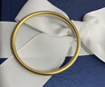 夢(mèng)飾記古法傳承黃金手鐲女實(shí)心素圈金包銀手鐲子送女友媽媽老婆生日禮物 約20克-金重1.5g-寬3.5m 54圈口（順豐空運 假一賠十） 曬單實(shí)拍圖