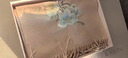 恒源祥羊毛圍巾女式國風(fēng)刺繡玫瑰花送女友老婆禮物保暖圍脖禮盒裝 玉蘭-奶杏色 曬單實(shí)拍圖
