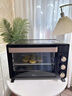華凌美的小型風(fēng)爐烤箱家用多功能爐燈電烤箱35L烘焙大容量面包 耀石黑 爐燈款入門(mén) 35L 曬單實(shí)拍圖