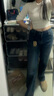 Levi's李維斯25年秋冬新款女士Ribcage高腰修身直筒休閑牛仔長(cháng)褲 深藍色 28 (29) 尺碼偏小 曬單實(shí)拍圖