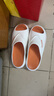 回力拖鞋男士運動(dòng)涼鞋外穿踩屎感厚底防滑沙灘鞋HL3A20 白橙色 46-47 曬單實(shí)拍圖