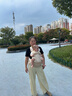 抱抱熊嬰兒背帶腰凳寶寶遛娃抱娃神器前抱式多功能新生兒四季通用背嬰帶 V29云感蘋(píng)果金【Pro旋鈕款】 曬單實(shí)拍圖