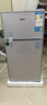 奧克斯小冰箱家用小型迷你冷藏冷凍兩用出租房宿舍用節能省電寢室辦公室電冰箱 【熱賣(mài)款 升級凈化去味】22A126DW銀 曬單實(shí)拍圖