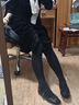 寶娜斯打底褲女加絨光腿神器秋冬棉豎條加厚保暖瘦腿光腿連褲襪 曬單實(shí)拍圖