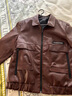 勤記海寧皮革城毛領(lǐng)男皮衣新款海寧羊眞皮男羽絨服小羊羊毛韓式短款修 黃棕色-單皮 175/XL碼-125-135斤 均碼 曬單實(shí)拍圖