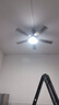 TCL 風(fēng)扇燈大尺寸風(fēng)力家用一體鐵藝客廳餐廳電扇燈吊扇燈2025新款 古銅色52寸-變頻-(遙控)48W 曬單實(shí)拍圖