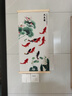 Aseblarm九魚(yú)圖掛畫(huà)玄關(guān)裝飾畫(huà)新中式入戶(hù)掛畫(huà)客廳走廊過(guò)道好寓意豎版壁畫(huà) 九魚(yú)圖掛畫(huà) 寬30*長(cháng)60cm+松木掛軸+無(wú)痕掛鉤 曬單實(shí)拍圖