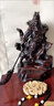 關(guān)公擺件關(guān)羽關(guān)二爺武財神雕像家用供奉客廳招家居擺件開(kāi)業(yè)禮品 大號財神關(guān)公檀木色 曬單實(shí)拍圖