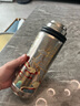 BEMEGA純鈦保溫杯女士男高顏值2025新款鈦杯大容量茶水分離燜泡茶水杯子常安鹿鳴【內外純鈦+機械溫顯】 曬單實(shí)拍圖