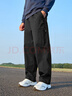 駱駝（CAMEL）休閑戶外登山褲男防潑水直筒工裝褲 J14CA6L6645 幻影黑 M 曬單實拍圖