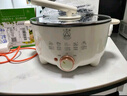 三角牌電火鍋電煮鍋家用多功能鍋宿舍用鍋蒸煮炒鍋小電鍋一體1-2-3-4-6人上蒸下煮可炒菜泡面鍋電熱鍋 5L 【27CM鍋口丨送304蒸籠】 曬單實(shí)拍圖
