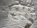 童泰（TONGTAI）嬰兒包屁衣春秋季純棉新生兒衣服寶寶連體衣三角哈衣爬服米白73cm 曬單實(shí)拍圖
